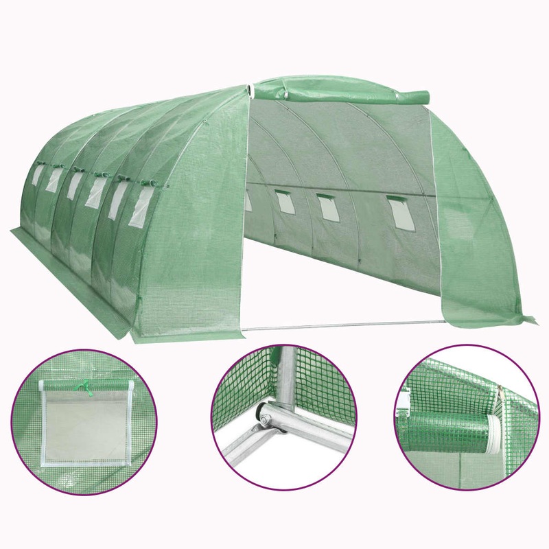 Berkfield Greenhouse 24 m_ 6x4x2 m