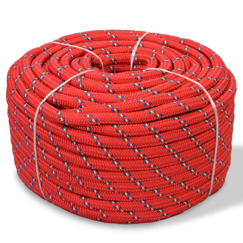Berkfield Marine Rope Polypropylene 16 mm 250 m Red