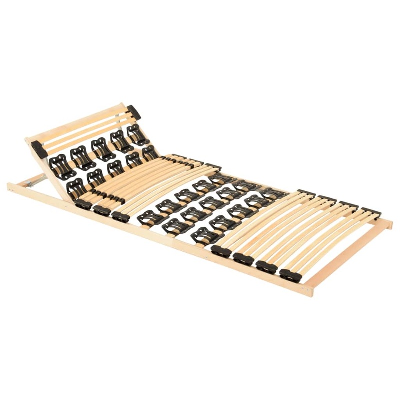 Berkfield Bed Frame with 38 Slats Adjustable Head 90×200 cm