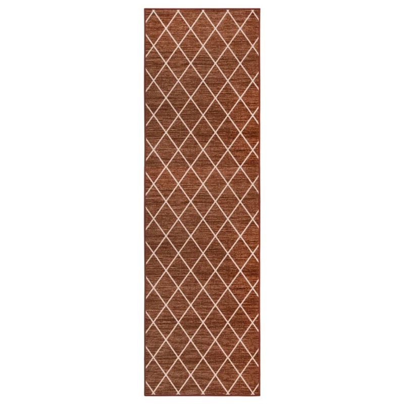 Berkfield Carpet Runner Dark Brown 80×350 cm