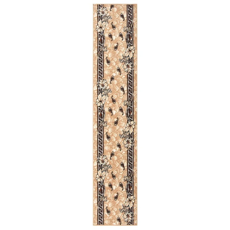 Berkfield Runner Rug BCF Beige 80×500 cm