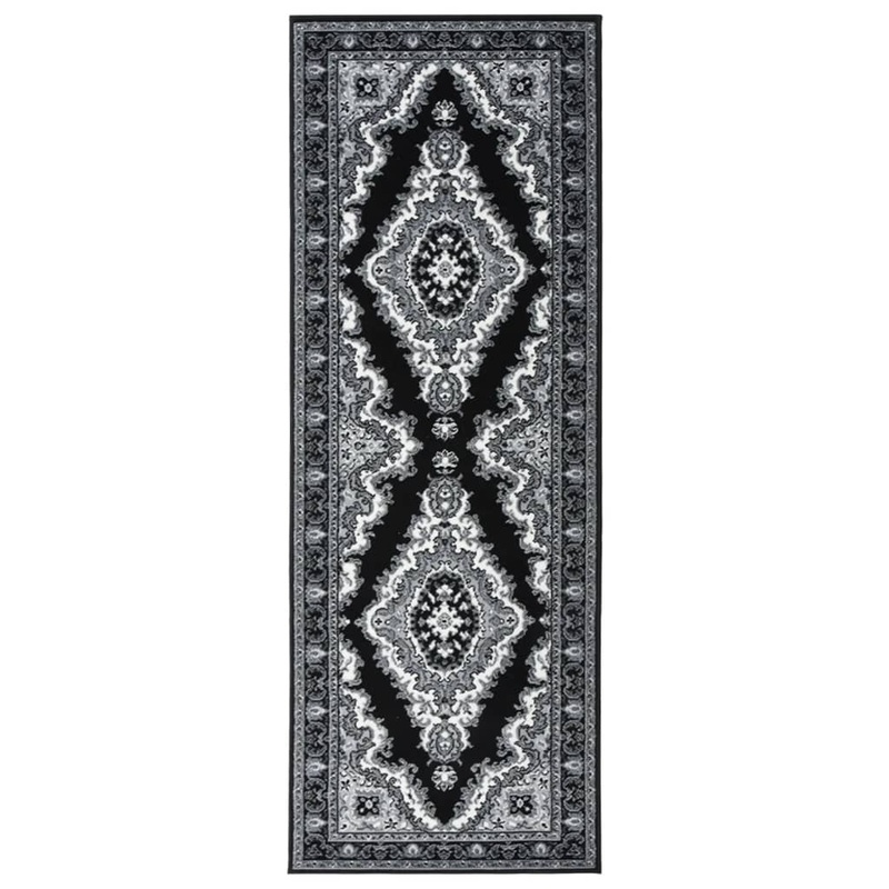Berkfield Runner Rug BCF Black 80×200 cm