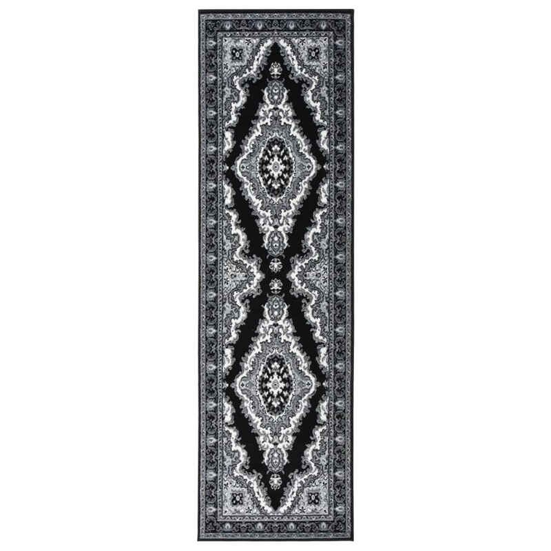 Berkfield Runner Rug BCF Black 80×300 cm