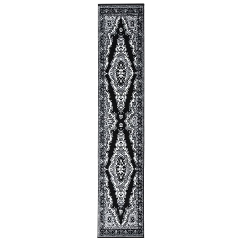 Berkfield Runner Rug BCF Black 80×500 cm