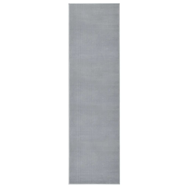 Berkfield Runner Rug BCF Grey 80×300 cm