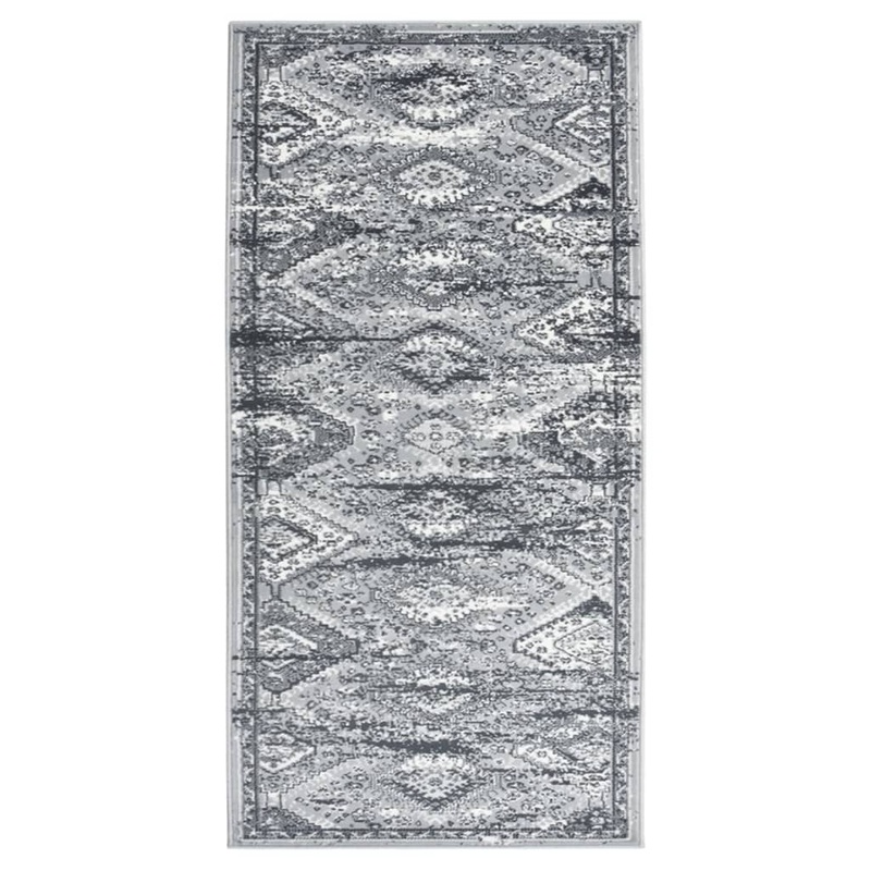Berkfield Runner Rug BCF Oriental Grey 100×200 cm