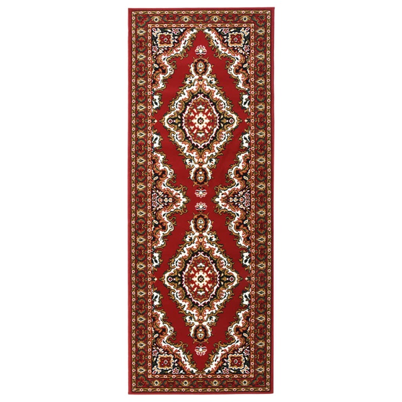 Berkfield Runner Rug BCF Oriental Red 60×200 cm