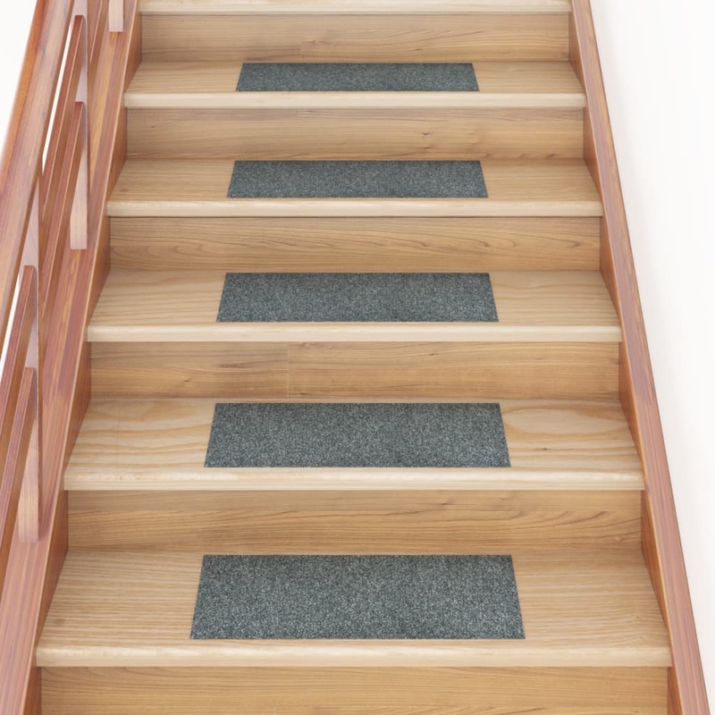 Berkfield Self-adhesive Stair Mats Rectangular 15 pcs 60×25 cm Green
