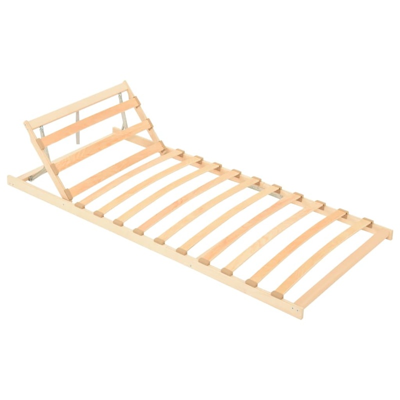 Berkfield Slatted Bed Base with 13 Slats Adjustable Head 100×200 cm