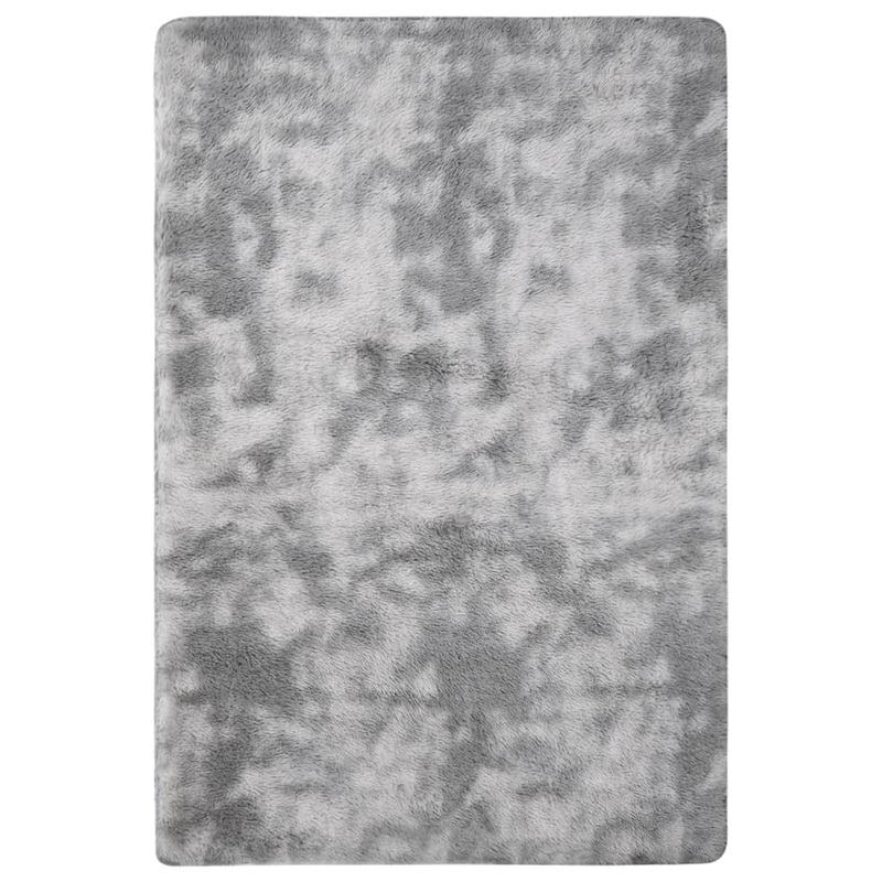 Berkfield Shaggy Rug Grey 200×140 cm