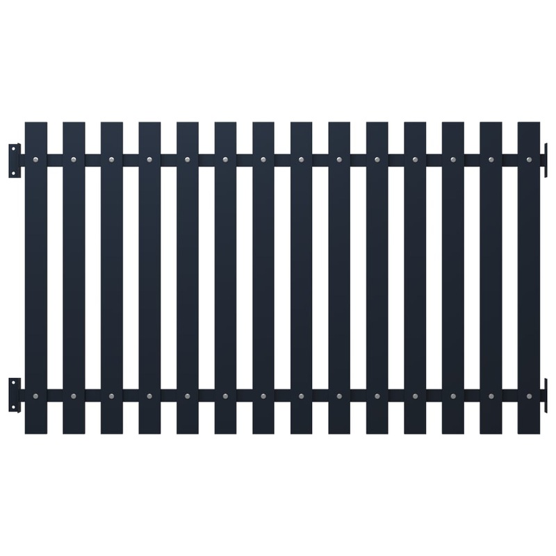 Berkfield Fence Panel Anthracite 170.5×125 cm Powder-coated Steel