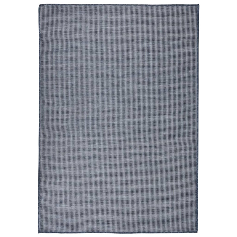 Berkfield Outdoor Flatweave Rug 160×230 cm Blue