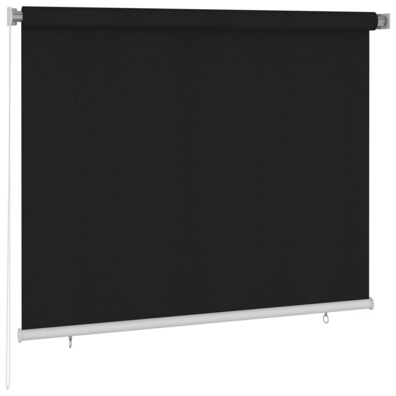 Berkfield Outdoor Roller Blind 180×140 cm Black
