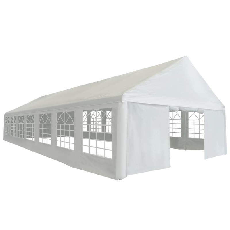 Berkfield Party Tent PE 6×14 m White