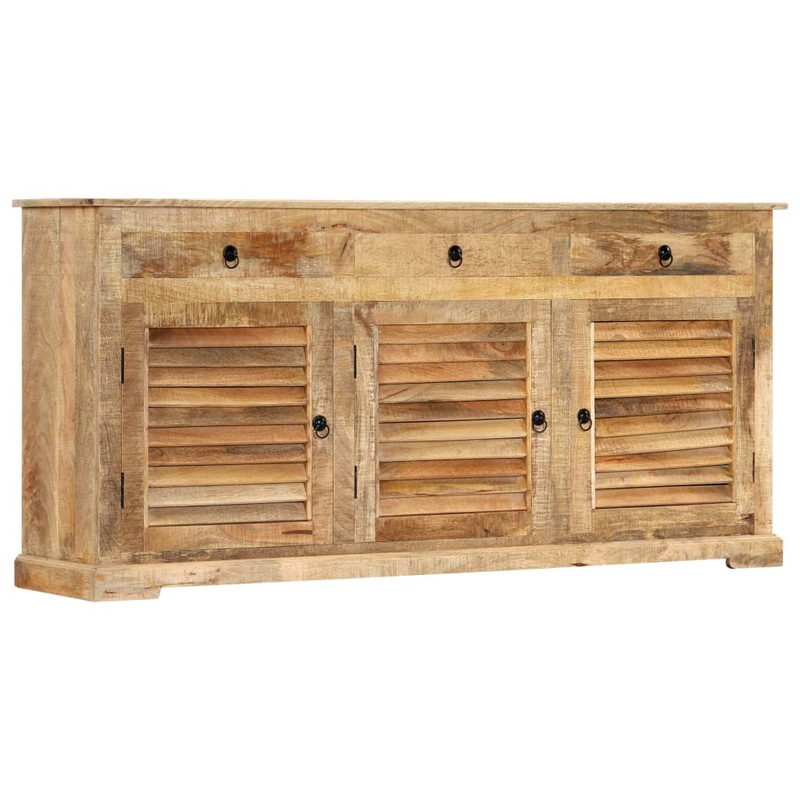 Berkfield Side Cabinet 170x38x80 cm Solid Mango Wood