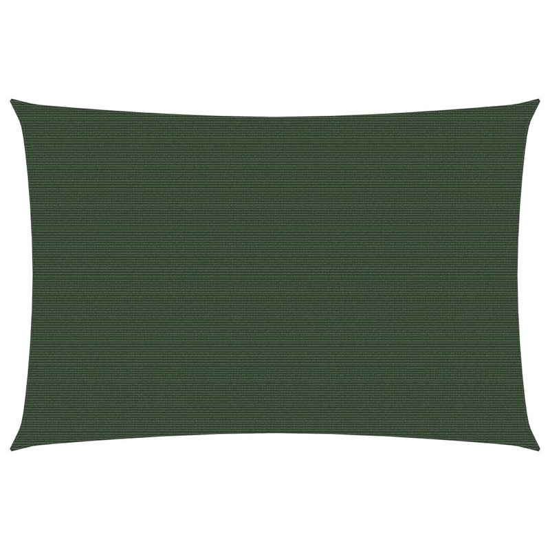 Berkfield Sunshade Sail 160 g/m_ Dark Green 2×3.5 m HDPE