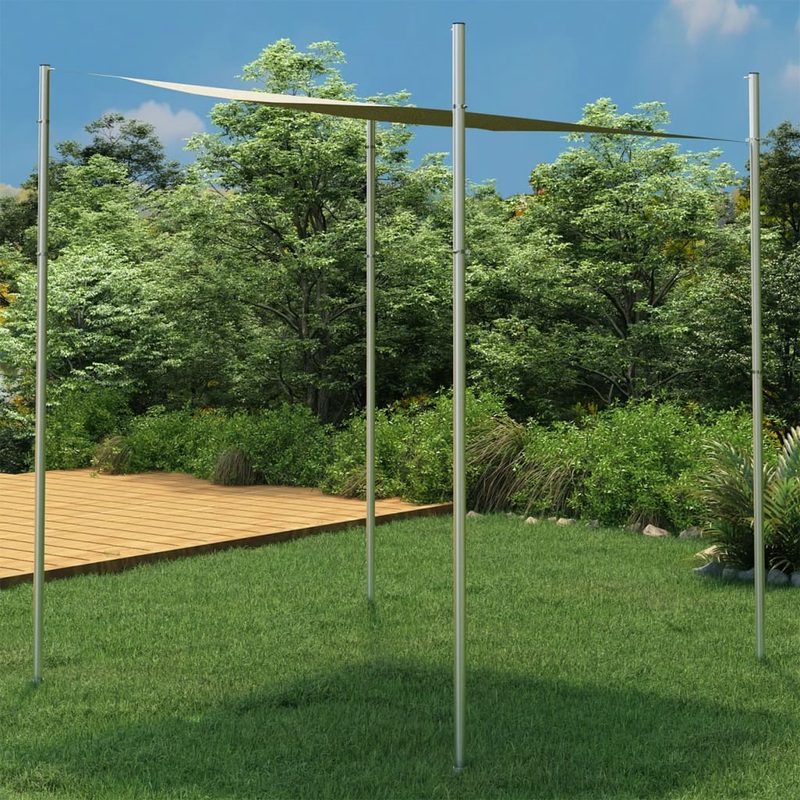 Berkfield Sunshade Sail Pole 300 cm Stainless Steel