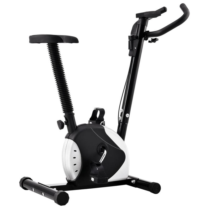 Berkfield Exercise Bike with Belt Resistance Black