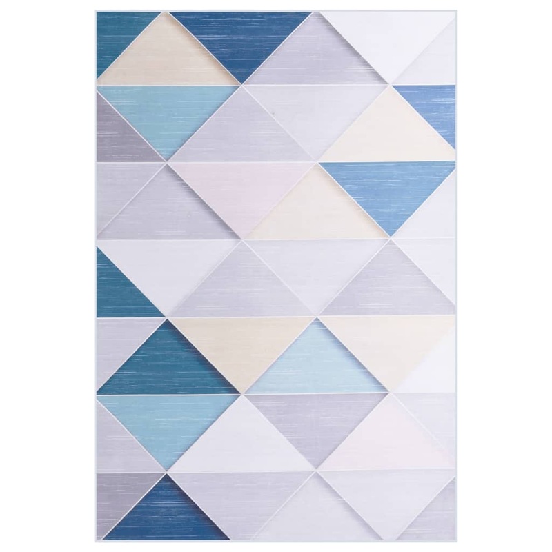 Berkfield Printed Rug Multicolour 120×160 cm Fabric
