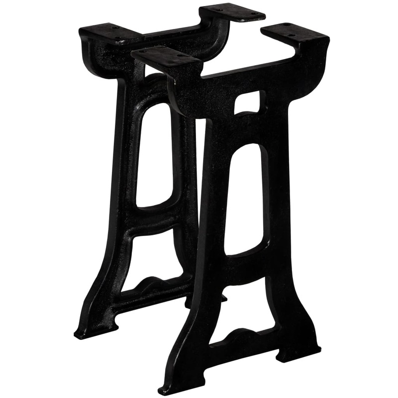 Berkfield Bench Legs 2 pcs Y-Frame Cast Iron