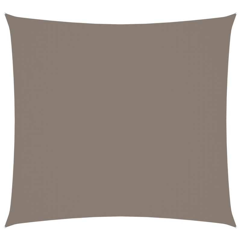 Berkfield Sunshade Sail Oxford Fabric Square 7×7 m Taupe