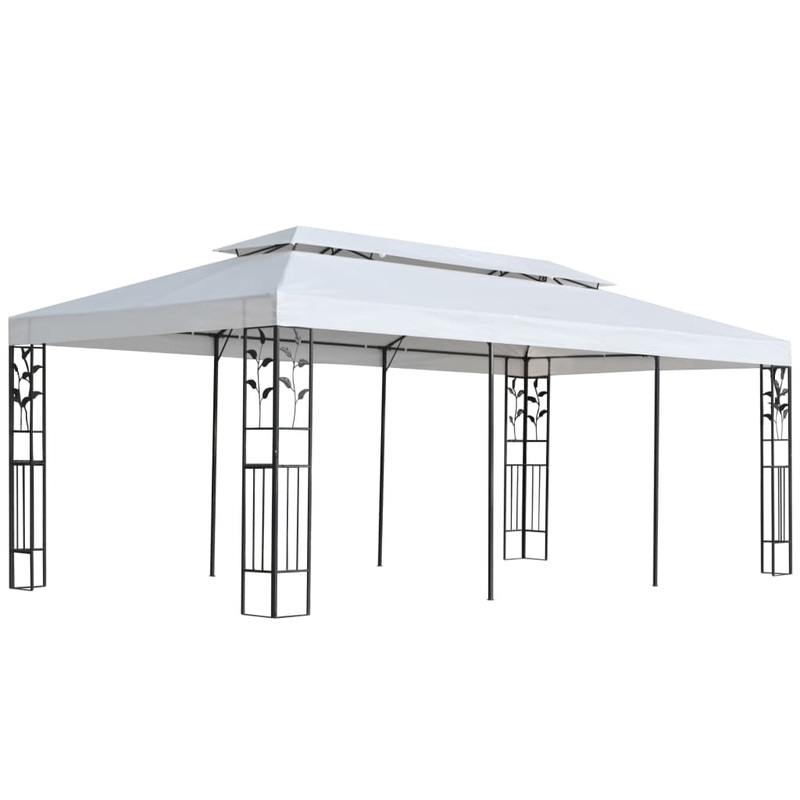 Berkfield Gazebo 3×6 m White
