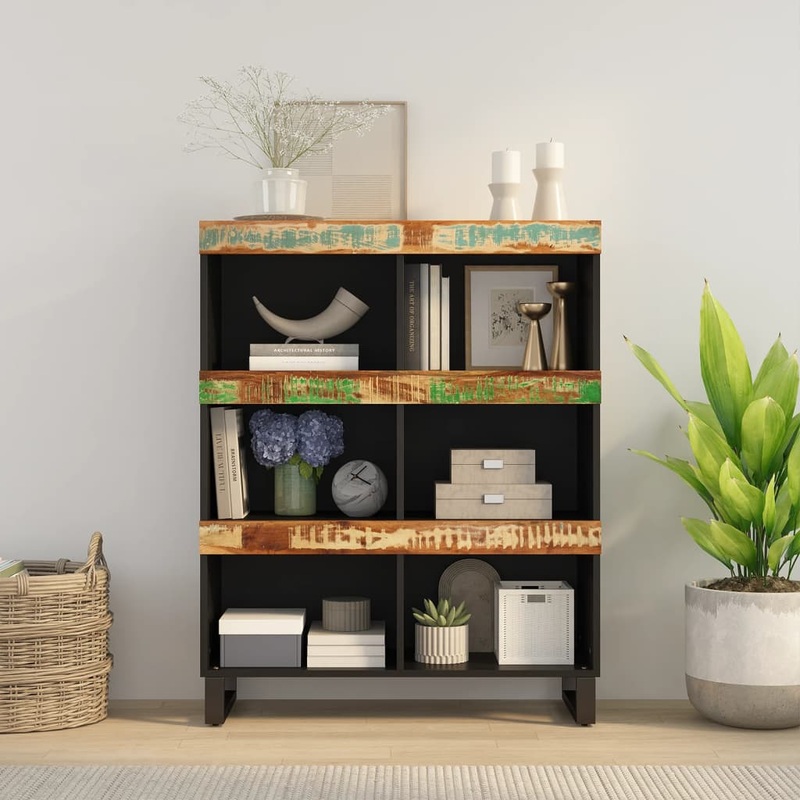 Berkfield Side Cabinet 85x33x107 cm Solid Wood Reclaimed