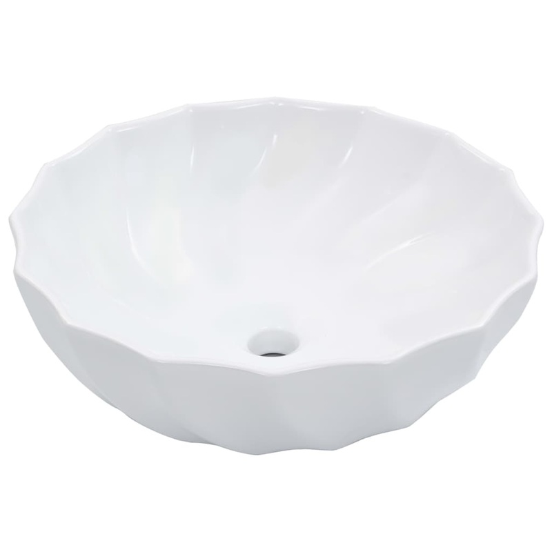 Berkfield Wash Basin 46×17 cm Ceramic White