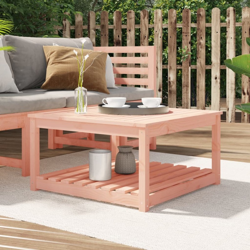 Berkfield Garden Table 82.5×82.5×45 cm Solid Wood Douglas