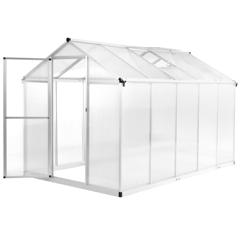 Berkfield Greenhouse Aluminium 302x190x195 cm 11.19 m_