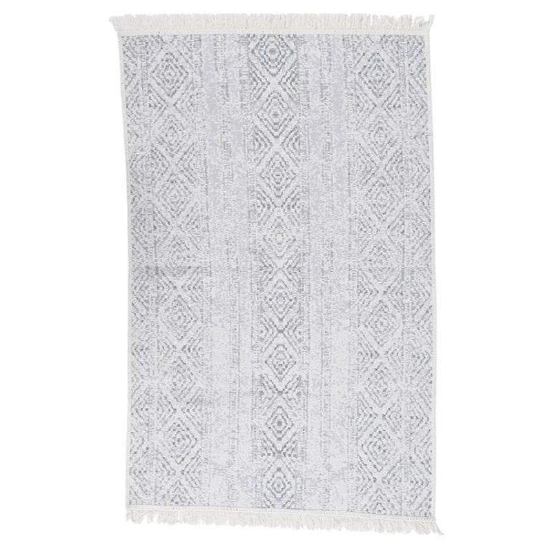 Berkfield Rug Light Grey 160×230 cm Cotton