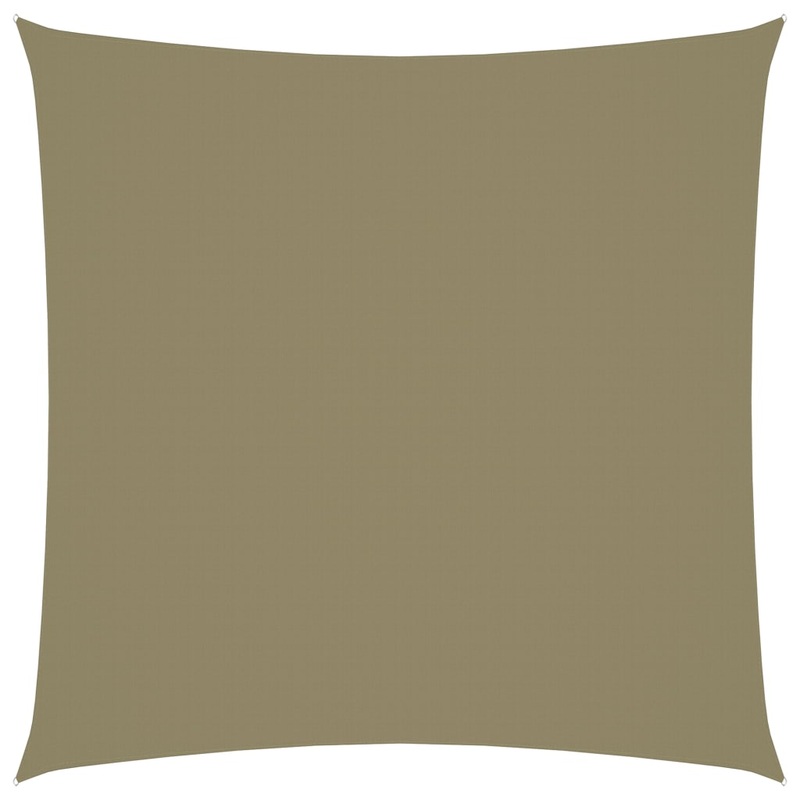 Berkfield Sunshade Sail Oxford Fabric Square 6×6 m Beige