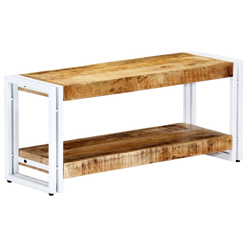 Berkfield TV Cabinet  90x30x40cm Solid Mango Wood