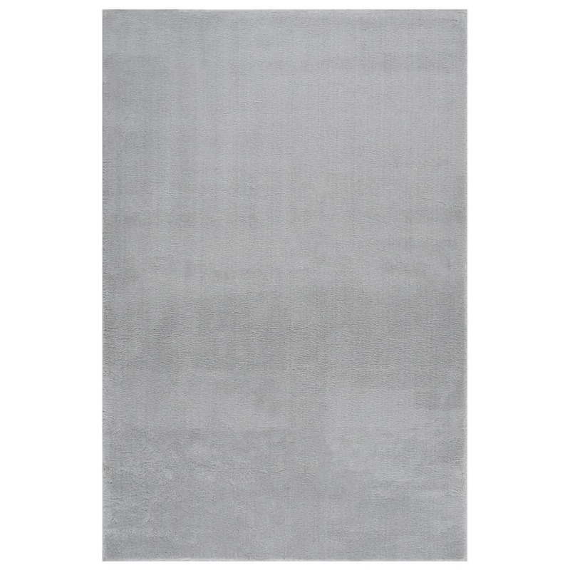 Berkfield Washable Rug Soft Shaggy 200×290 cm Anti Slip Grey
