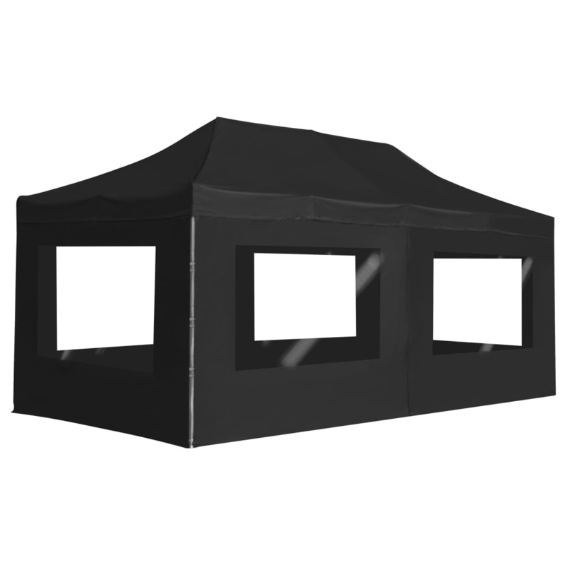 Berkfield Professional Folding Party Tent with Walls Aluminium 6×3 m Anthracite