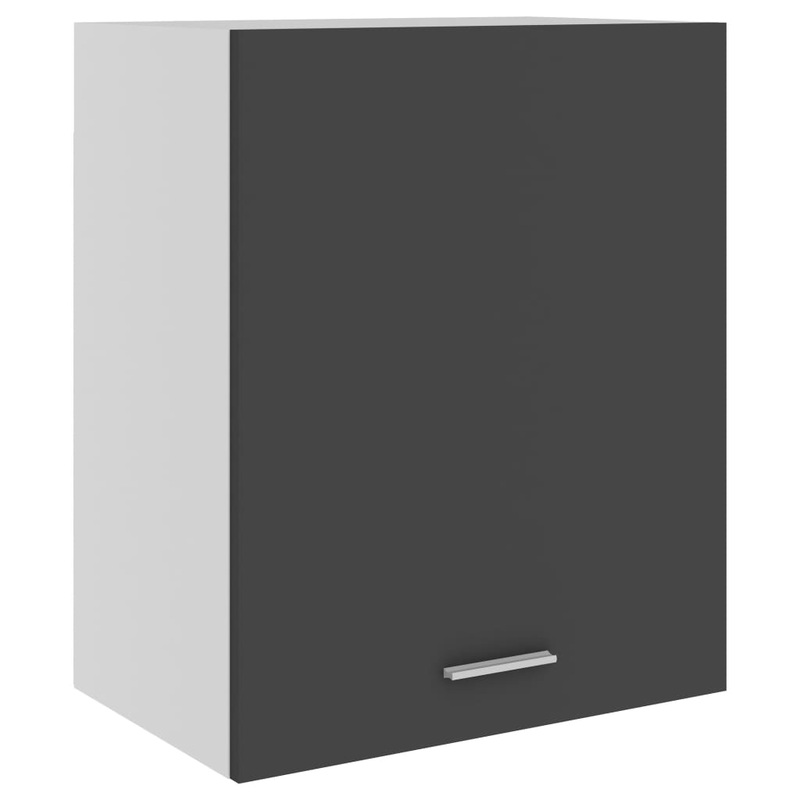 Berkfield Hanging Cabinet Grey 50x31x60 cm Engineered Wood