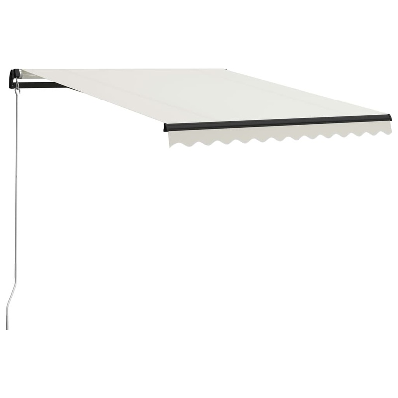 Berkfield Manual Retractable Awning 300×250 cm Cream