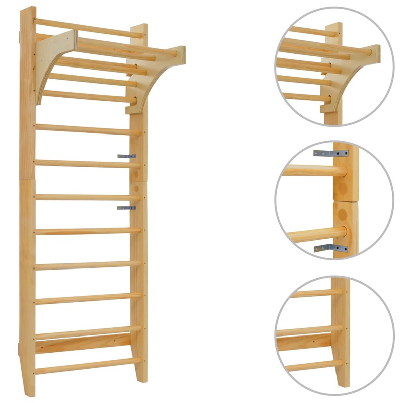 Berkfield Wall Bar 80x55x220 cm Wood