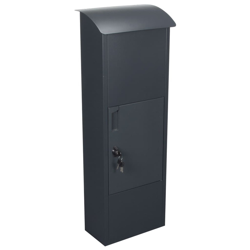 Perel Parcel Drop Box Helsinki Dark Grey