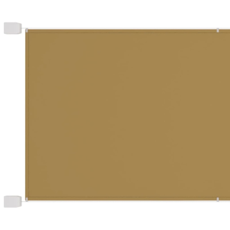 Berkfield Vertical Awning Beige 200×360 cm Oxford Fabric