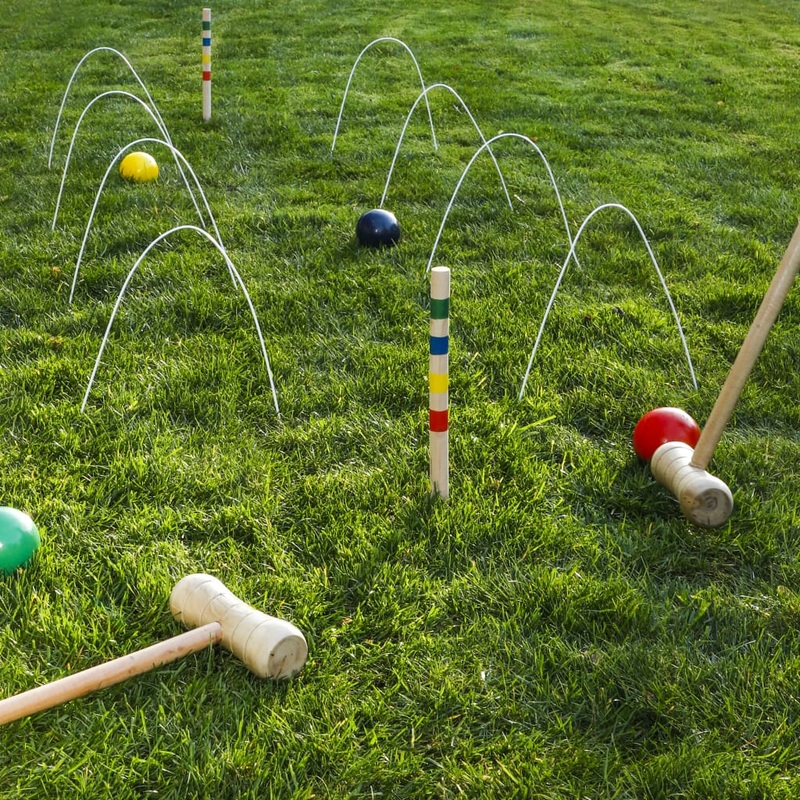 HI Croquet Game 125×25 cm Multicolour