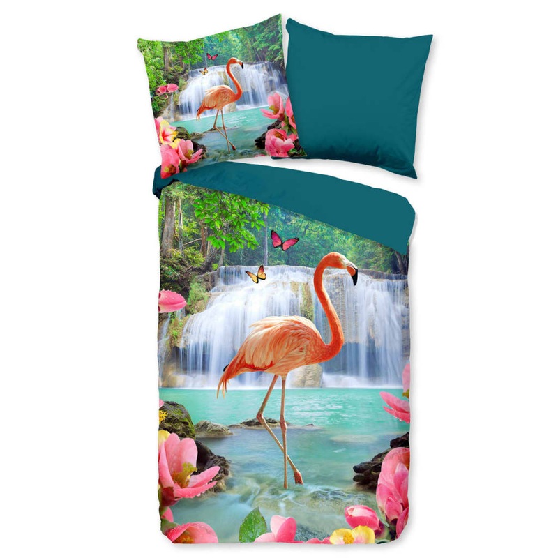 Pure Duvet Cover FLAMINGO 135×200 cm