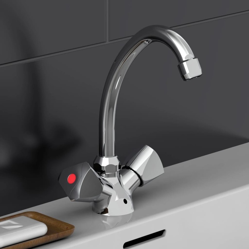 SCH_TTE 2-Handle basin mixer SAVINO Chrome
