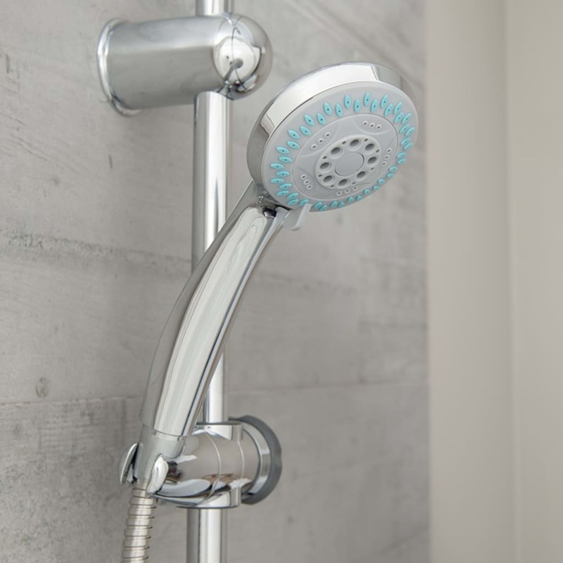 SCH_TTE Overhead Shower Set with LED Lights GALAXIS Chrome