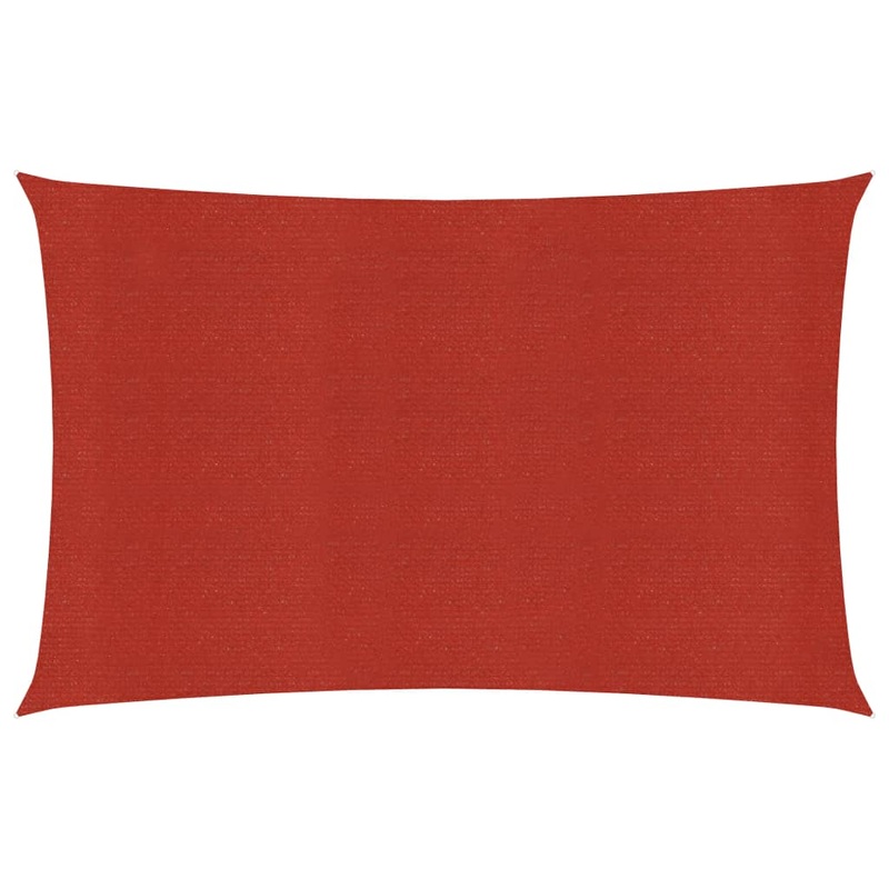 Berkfield Sunshade Sail 160 g/m__ Red 3.5×5 m HDPE