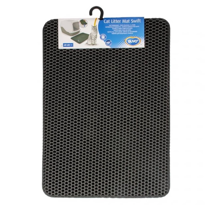 Duvoplus Cat Litter Mat Swift 45×65 cm Black