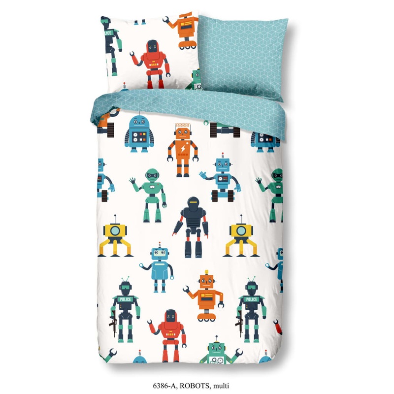 Good Morning Kids Duvet Cover Robots 140×200/220 cm