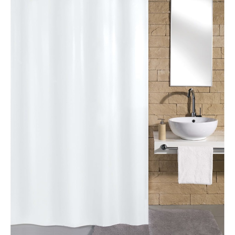 Kleine Wolke Shower Curtain Kito 180×200 cm White