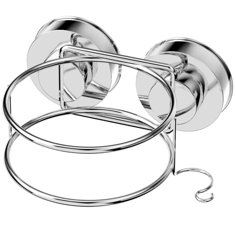 RIDDER Hair Dryer Holder 14×12.7×6.5 cm Chrome 12070000