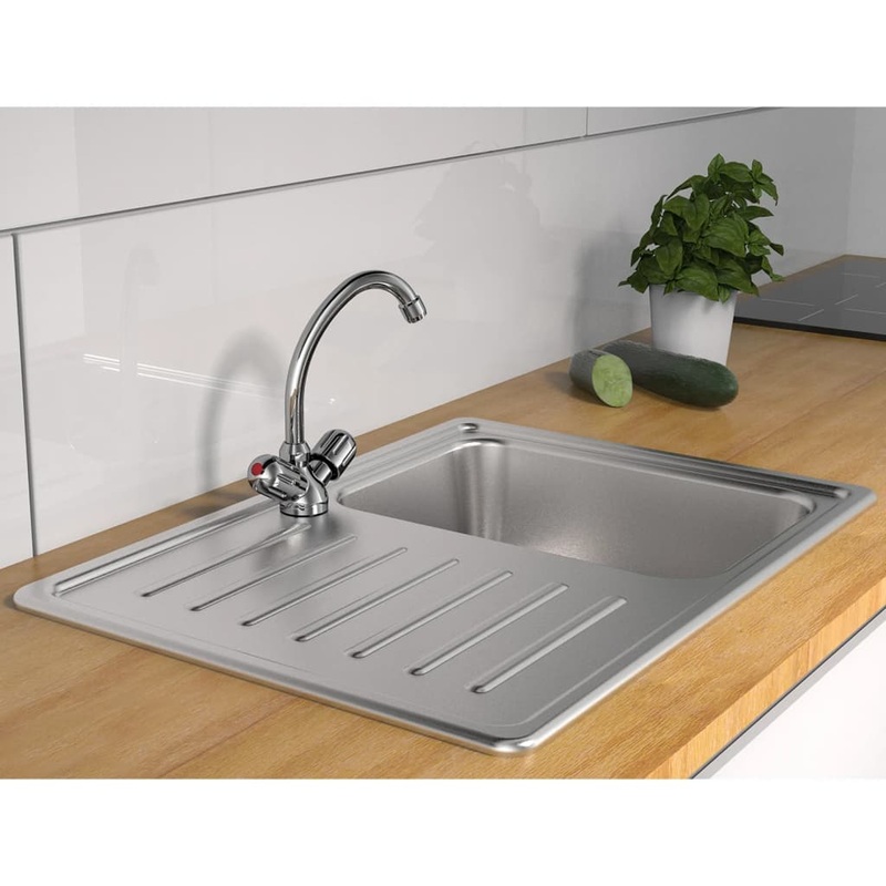 SCH_TTE 2-Handle Sink Mixer PERUZZI Low Pressure Chrome